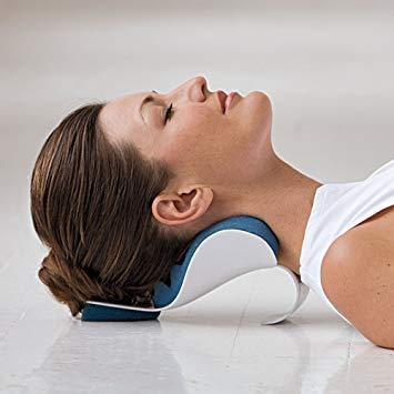 Support Pillow Blue Headrest Cushion Cervical Pillow