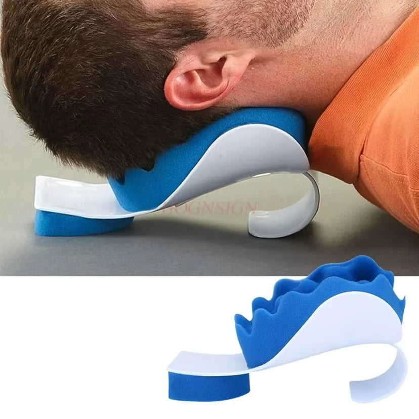 Support Pillow Blue Headrest Cushion Cervical Pillow