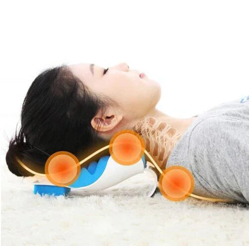 Support Pillow Blue Headrest Cushion Cervical Pillow